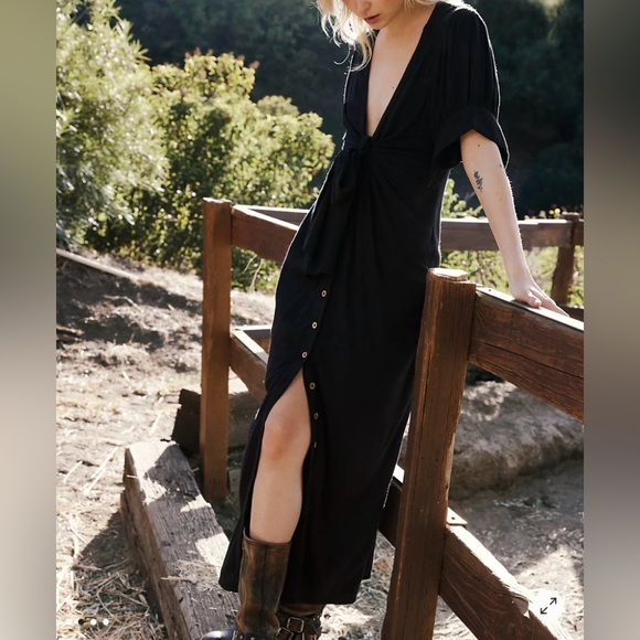 Vintage Summer Midi Dress - Picture 2 of 5